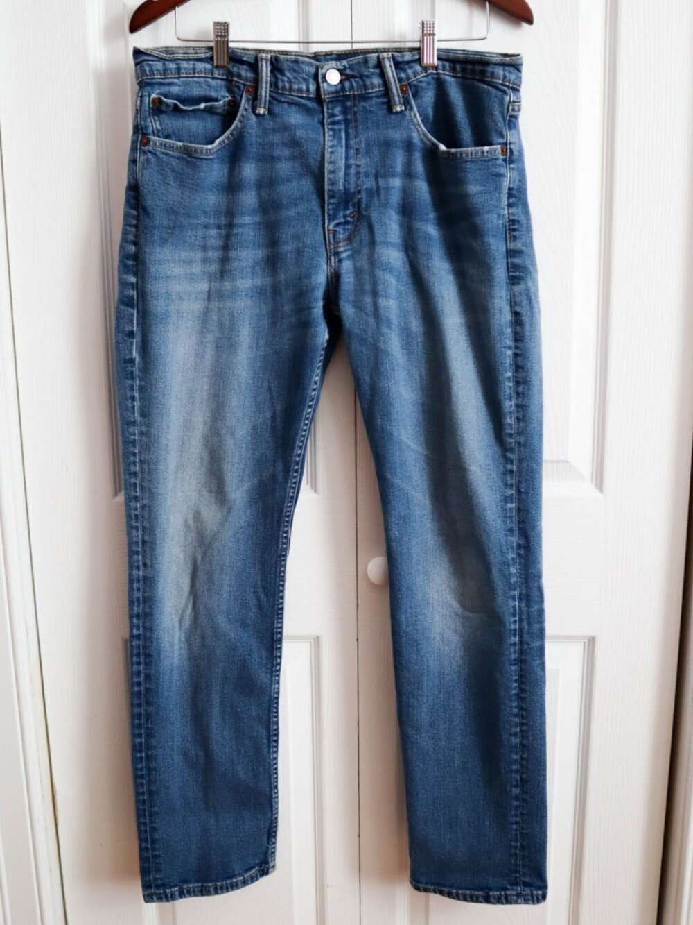 Levi's 511 Straight Leg Jeans Medium Wash Denim Men's Sz 36x32
